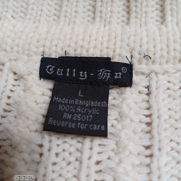 Gallery Sportswear zipper front heavy Sweater unisex/ - Picture 7 of 9